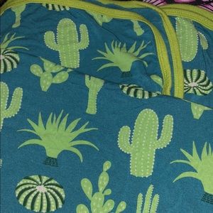 Kickee Pants Cactus Print Swaddle